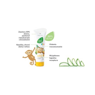 LR Aloe Vera Kids 3w1: żel pod prysznic, szampon i odżywka Aloe Via