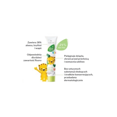 LR Aloe Vera Kids Magicznie połyskujący żel do zębów Aloe Via