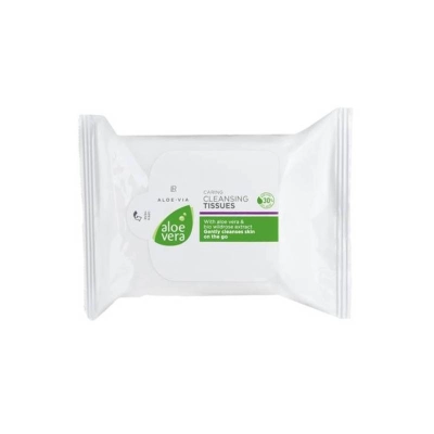 LR Aloe Vera Chusteczki oczyszczające i pielęgnujące Aloe Via Cleansing Tissues 25 sztuk
