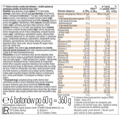 LR Baton o smaku karmelowym Figu Active LR 6 sztuk