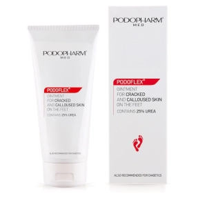 PODOPHARM PODOFLEX Maść do popękanej i zrogowaciałej skóry stóp 25% mocznika 75ml