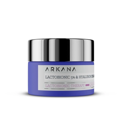 ARKANA Lactobionic 5% & Hyaluron Cream Krem z 5% kwasem laktobionowym i hialuronowym 50 ml