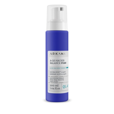 Arkana A-QS Hacker Balance Foam Pianka Do Demakijażu Skóry z Zaburzonym Mikrobiomem 200 ml