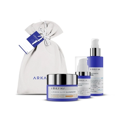 ARKANA Kosmetyki Zestaw Vitamin C Lux Set Spektakularny Efekt GLOW i Odżywienie Skóry