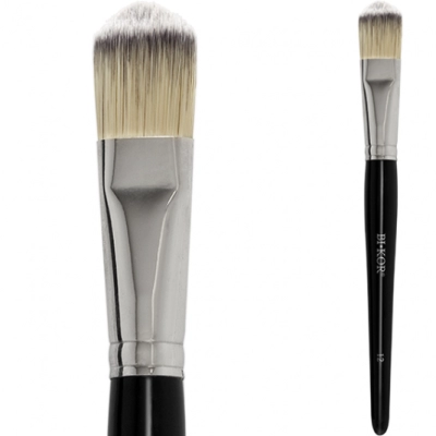 BIKOR PRO BRUSH N°12 COMPACT POWDER Pędzel Do Podkładu Płynnego Syntetyczne Włosie