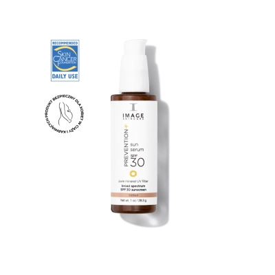 IMAGE Prevention+ Sun Serum SPF 30 Serum i Baza Pod Makijaż Odcień Naturalny 28,3 g