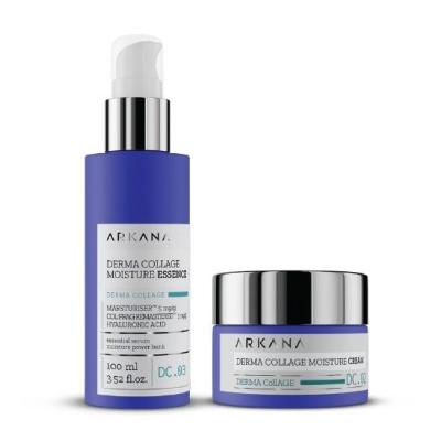 ARKANA Derma Collage Moisture Zestaw Krem i Esencja Nawilżająco-Ujędrniająca
