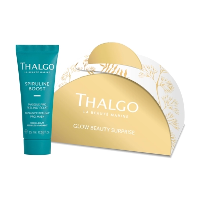 THALGO GLOW BEAUTY SURPRISE Rozświetlająca Maska-Peeling Ze Spiruliną 15 ml